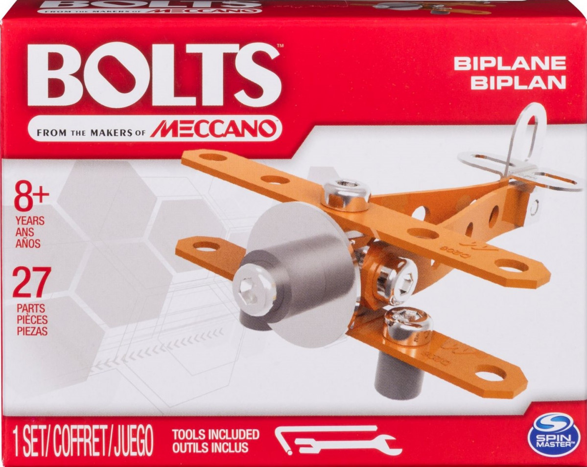 MECCANO BOLTS AVION BIPLAN