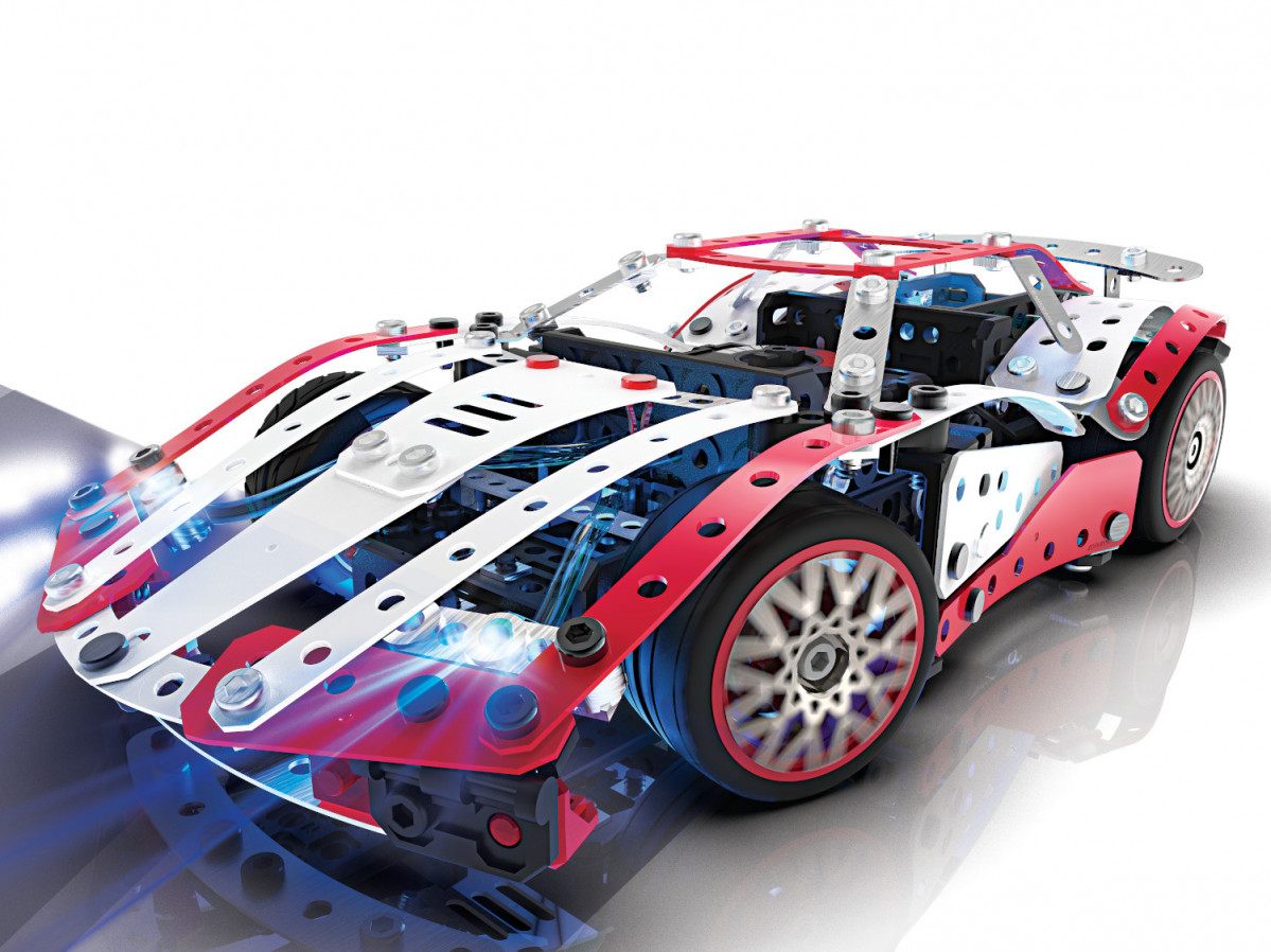 SUPERCAR ROUGE 25 MODELES MOTORISES