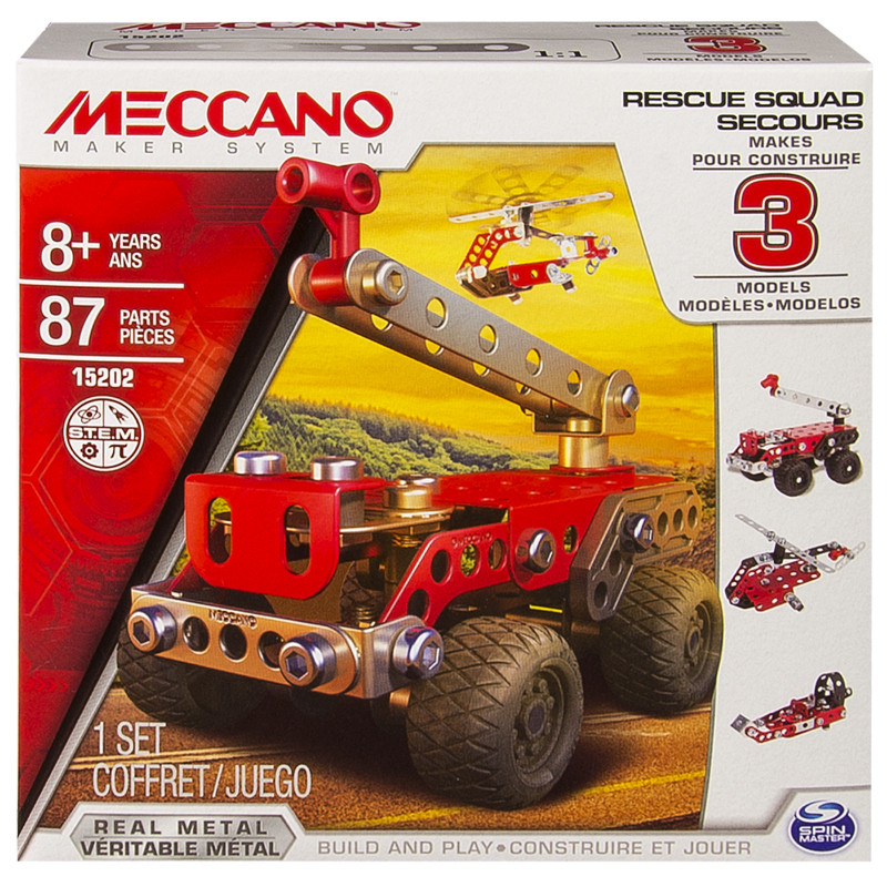 MECCANO - CAMION DE POMPIERS MECCANO JUNIOR - 6056415 - Jeu de Construction  et Outils - Effets sonores et lumineux sur marjanemall aux meilleurs prix  au Maroc