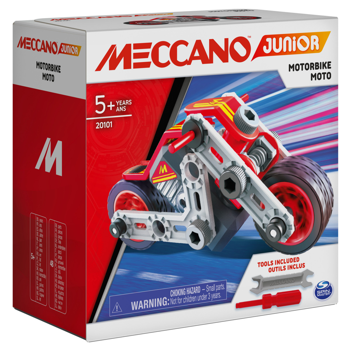 6055090 MES PREMIERES CONSTRUCTIONS MECCANO JUNIOR MOTO BOITE