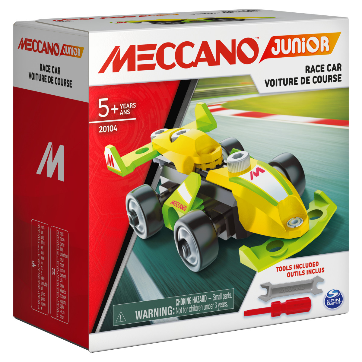 6055090 MES PREMIERES CONSTRUCTIONS MECCANO JUNIOR VOITURE COFFRET