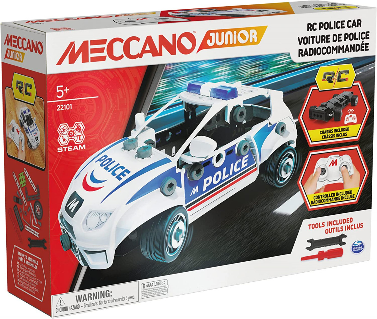 MA VOITURE DE POLICE RC Meccano Junior 6064177 (boite) www.meccanodirect.fr