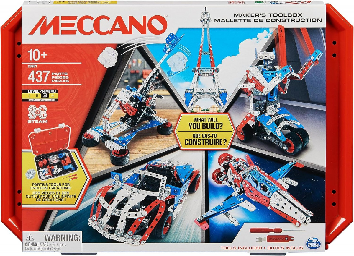 Les gammes de jeux de construction en métal Meccano, jeux Meccano