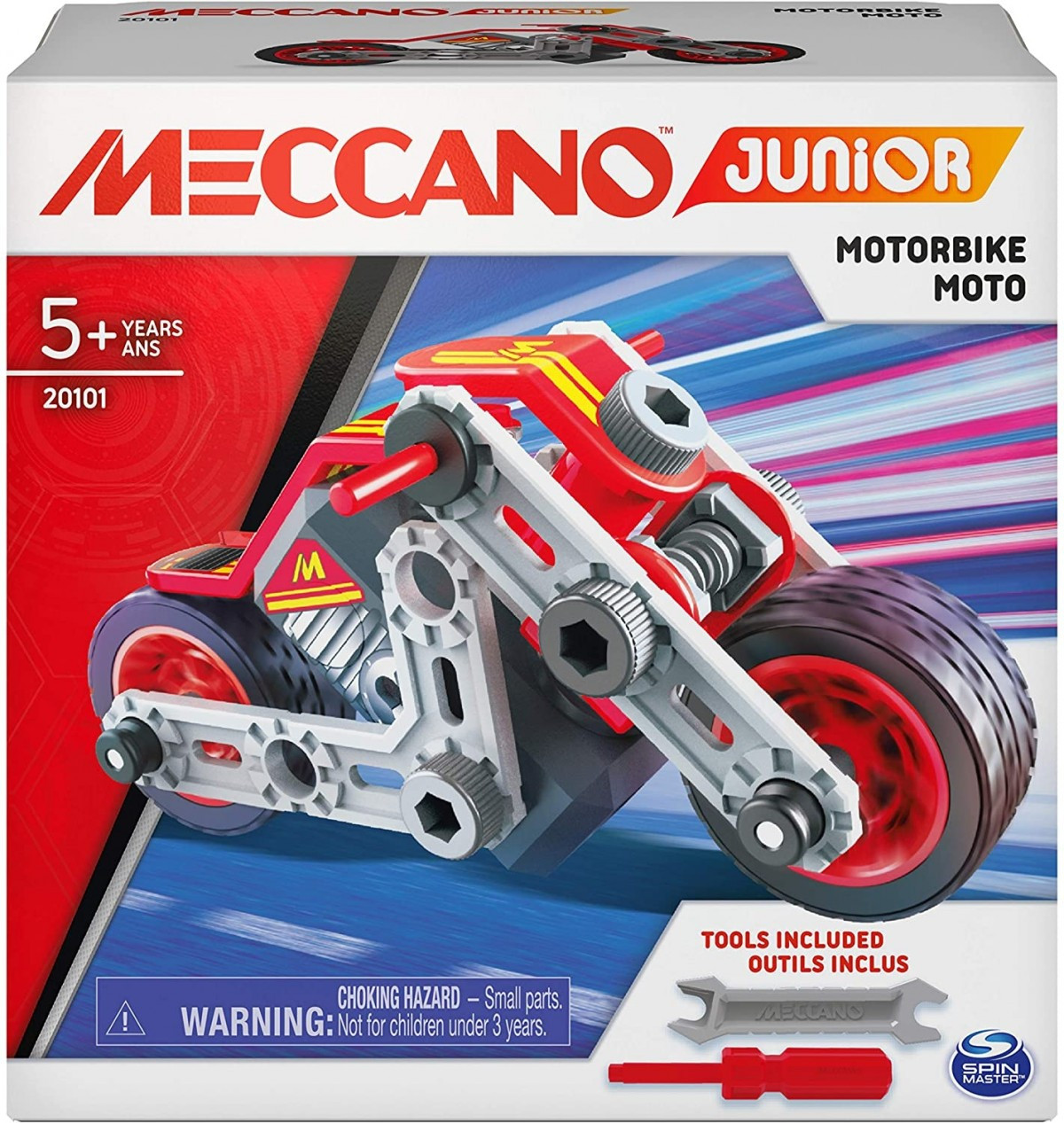 6055090 MES PREMIERES CONSTRUCTIONS MECCANO JUNIOR MOTO BOITE